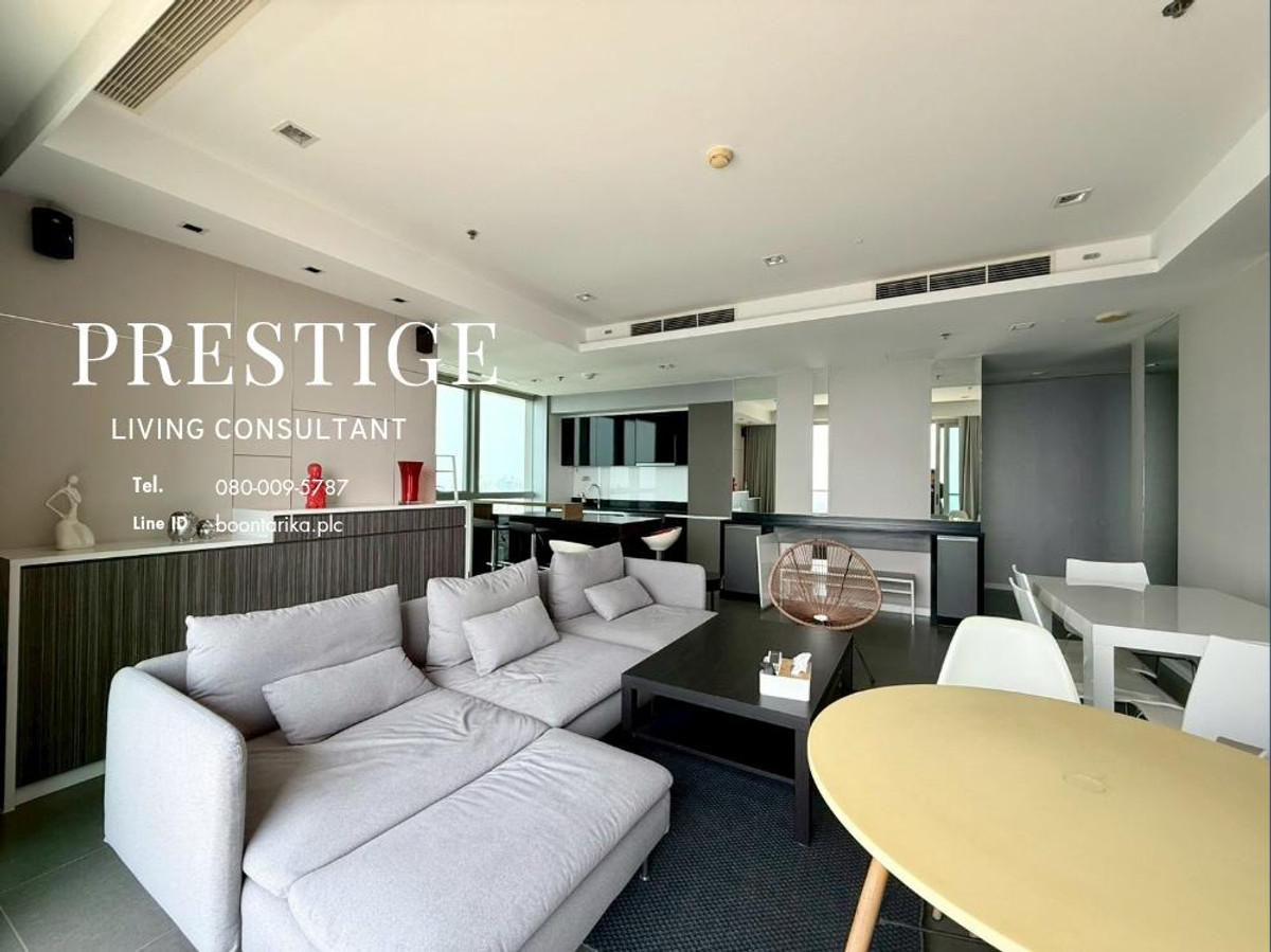 ให้เช่าคอนโดวงเวียนใหญ่ เจริญนคร : 📌For RENT เช่า | The River Condominium - 2BR (111 sqm) 75,000 THB/month