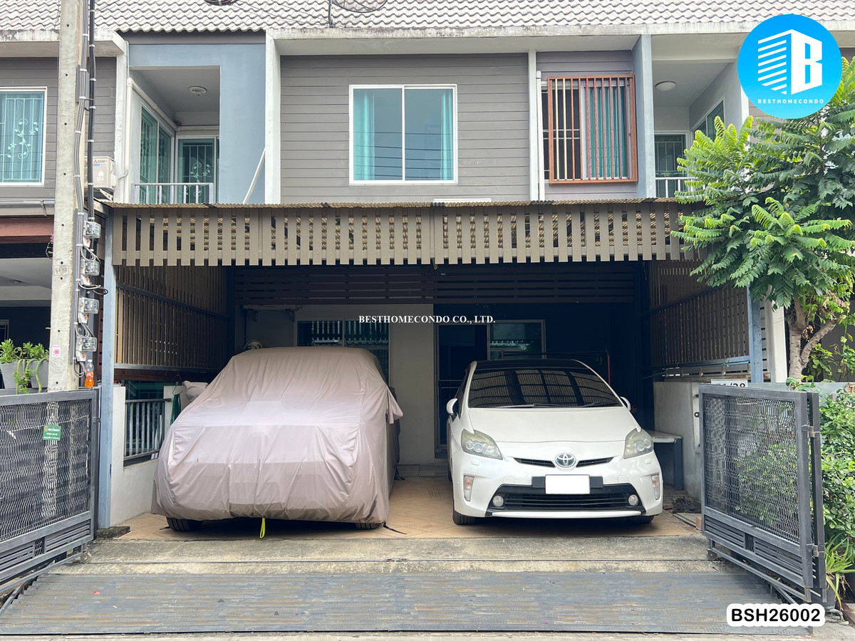 For SaleTownhomeBangna, Bearing, Lasalle : Townhome 20 sq m. 3 bedrooms, 2 bathrooms, The Color Bangna Km.10.