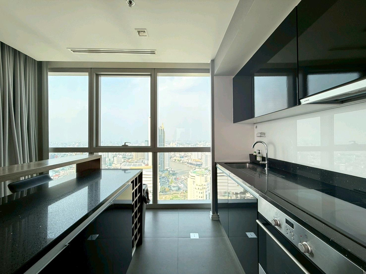 For RentCondoWongwianyai, Charoennakor : 📌For RENT | The River Condominium - 2BR (111 sqm) 75,000 THB/month