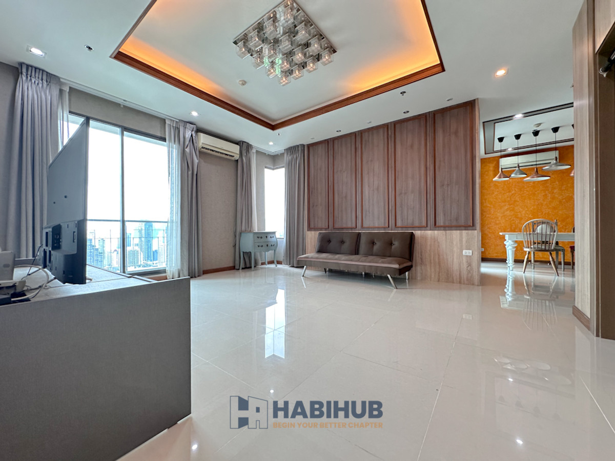 For SaleCondoRama9, Petchburi, RCA : 🏠✨ Villa Asoke | 3 Bedroom Condo for Sale (HBH-HL-36)
