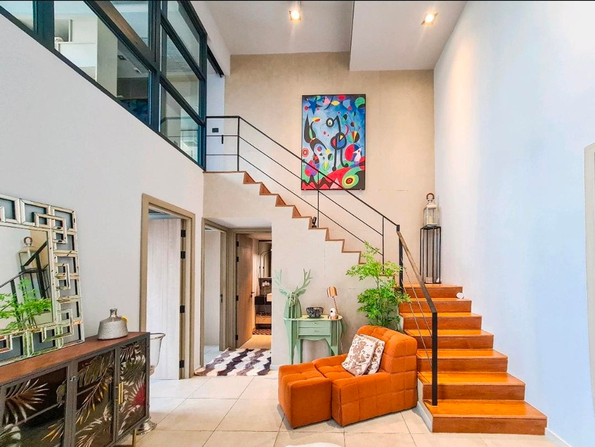 For SaleCondoSukhumvit, Asoke, Thonglor : 📍 The Lofts Asoke | Duplex 3B3B 130 sq.m. | Rare 3-BR Luxury condo in Asoke *** Below Market Price 🔥 (Only 259k THB/sqm.) ***