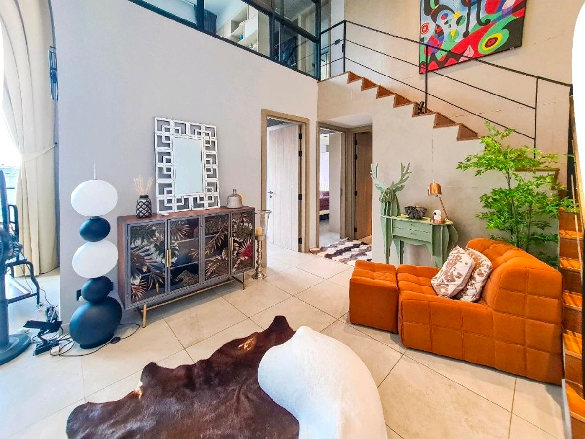 For SaleCondoSukhumvit, Asoke, Thonglor : 📍 The Lofts Asoke | Duplex 3B3B 130 sq.m. | Rare 3-BR Luxury condo in Asoke *** Below Market Price 🔥 (Only 259k THB/sqm.) ***