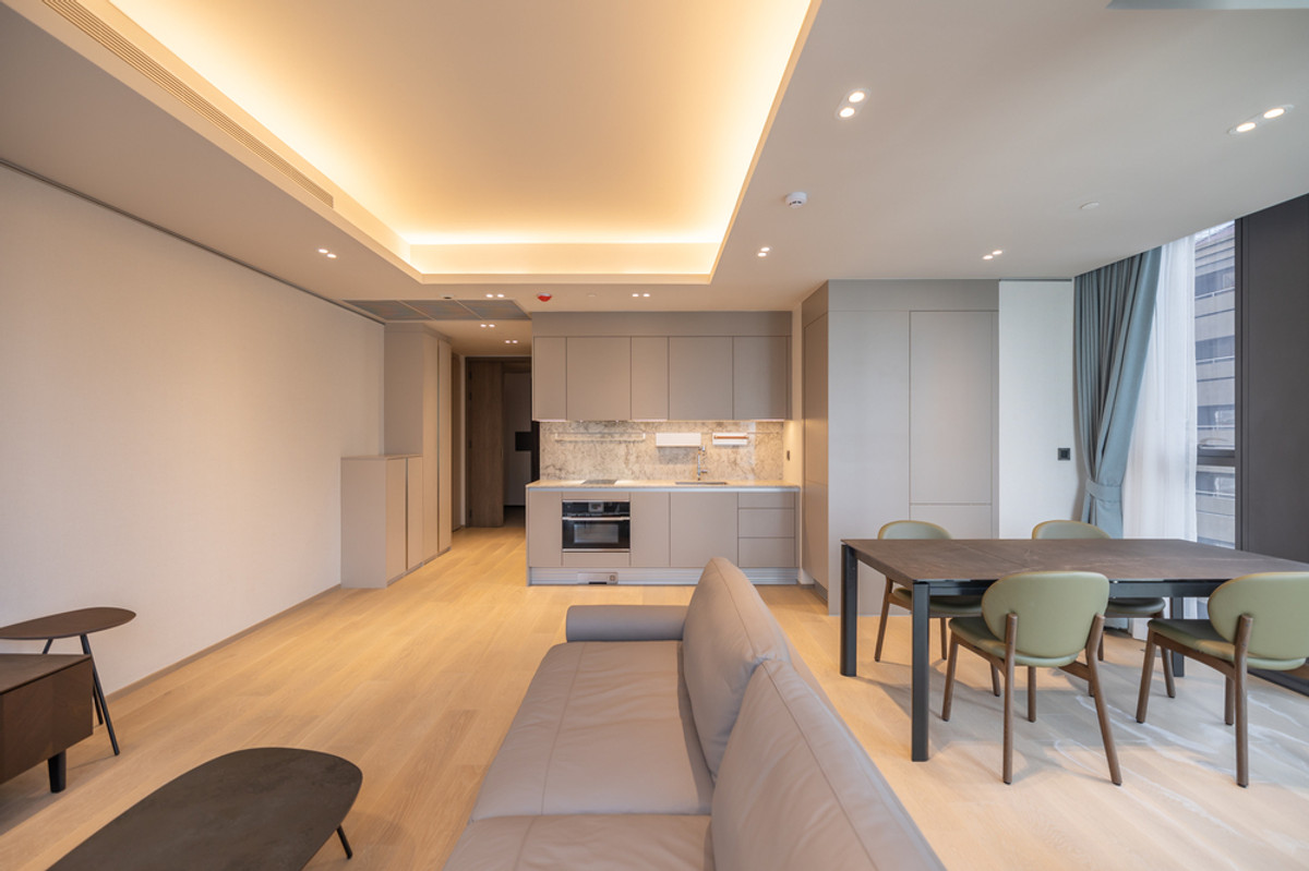 For RentCondoWitthayu, Chidlom, Langsuan, Ploenchit : 🔥 For Rent !! Pet Friendly, high floor 17++, Good location, Private elevator !! 🔥 Code C20231000439..........Tonson One Residence, 1 bedroom, 1 bathroom, furnished, ready to move in 📣📣