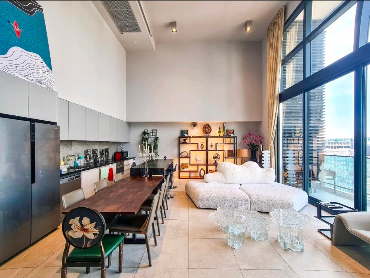 For SaleCondoSukhumvit, Asoke, Thonglor : 📍 The Lofts Asoke | Duplex 3B3B 130 sq.m. | Rare 3-BR Luxury condo in Asoke *** Below Market Price 🔥 (Only 259k THB/sqm.) ***