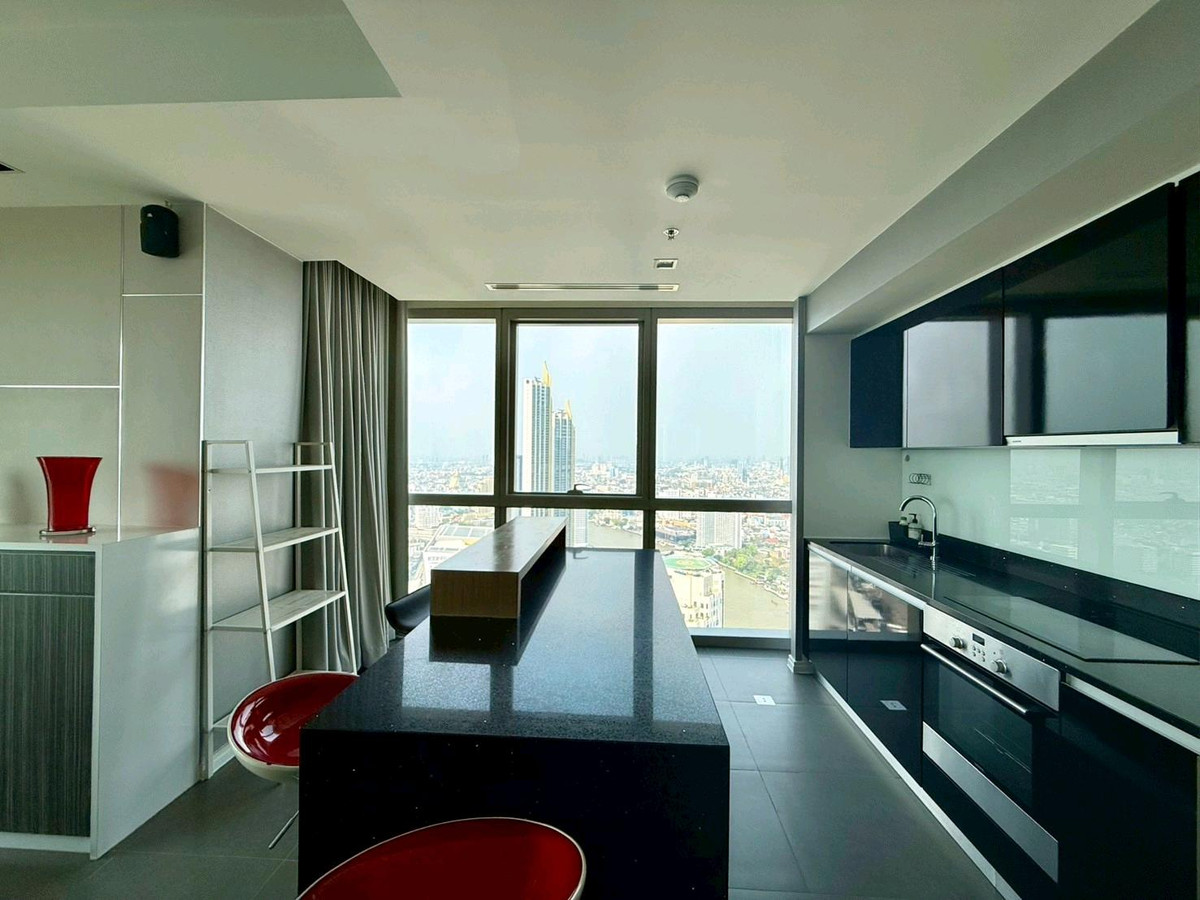For RentCondoWongwianyai, Charoennakor : 📌For RENT | The River Condominium - 2BR (111 sqm) 75,000 THB/month