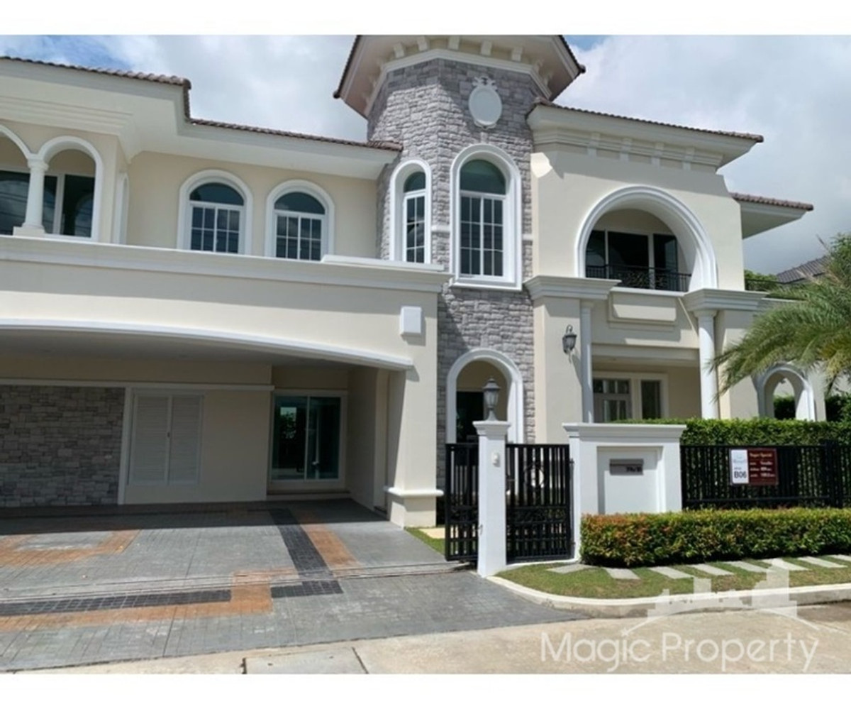 For RentHouseLadkrabang, Suwannaphum Airport : Single House 4 Bedroom for Rent in Two Grande Monaco Bangna-Wongwaen, Dok Mai, Prawet, Bangkok