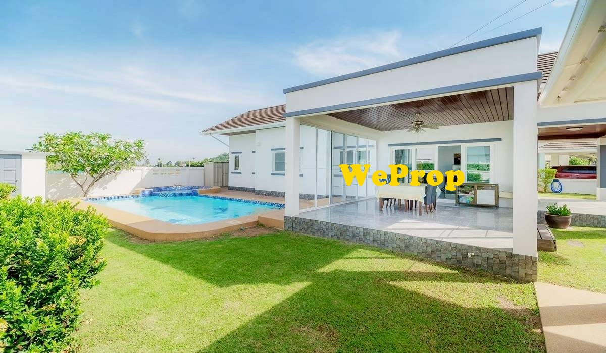 For SaleHouseHuahin, Prachuap Khiri Khan, Pran Buri : Detached house with a private pool