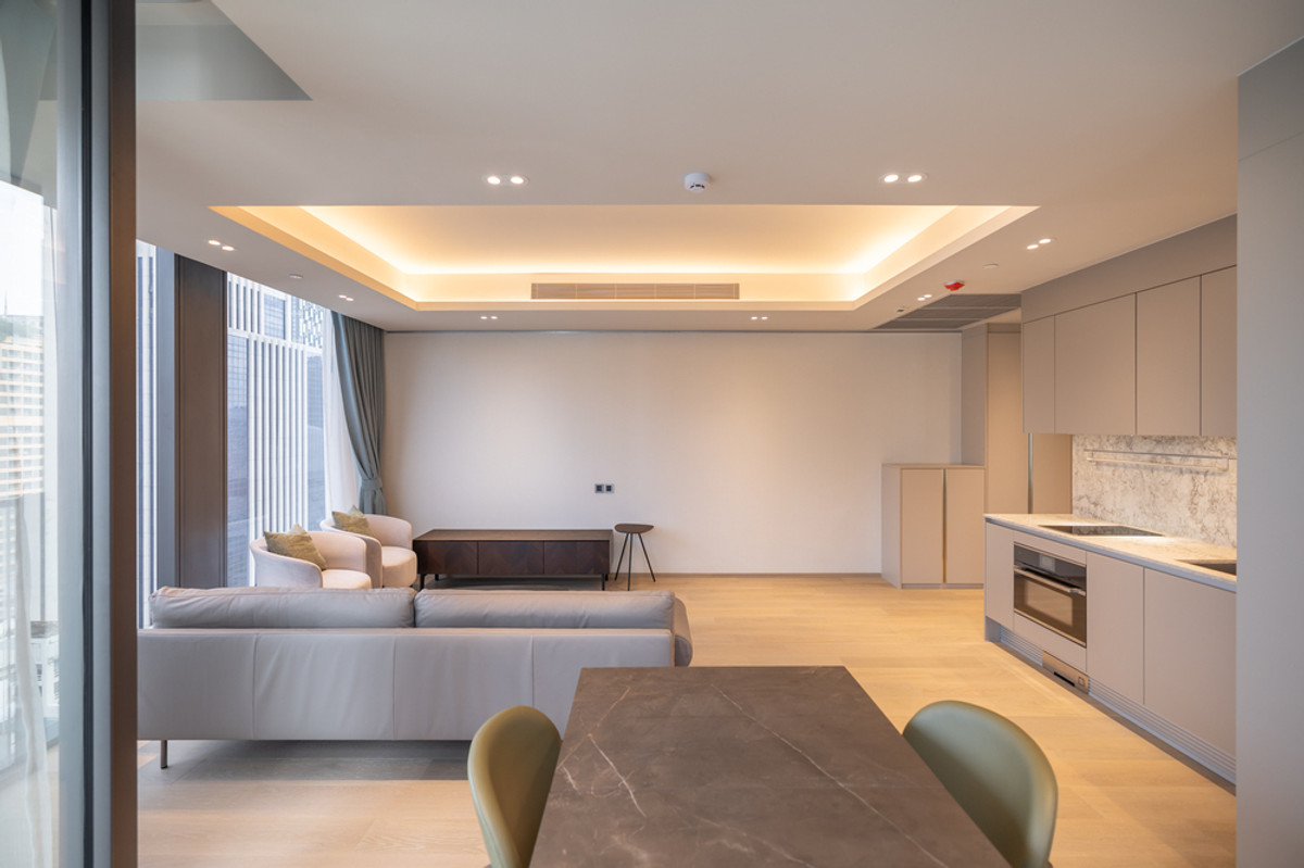 For RentCondoWitthayu, Chidlom, Langsuan, Ploenchit : 🔥 For Rent !! Pet Friendly, high floor 17++, Good location, Private elevator !! 🔥 Code C20231000439..........Tonson One Residence, 1 bedroom, 1 bathroom, furnished, ready to move in 📣📣