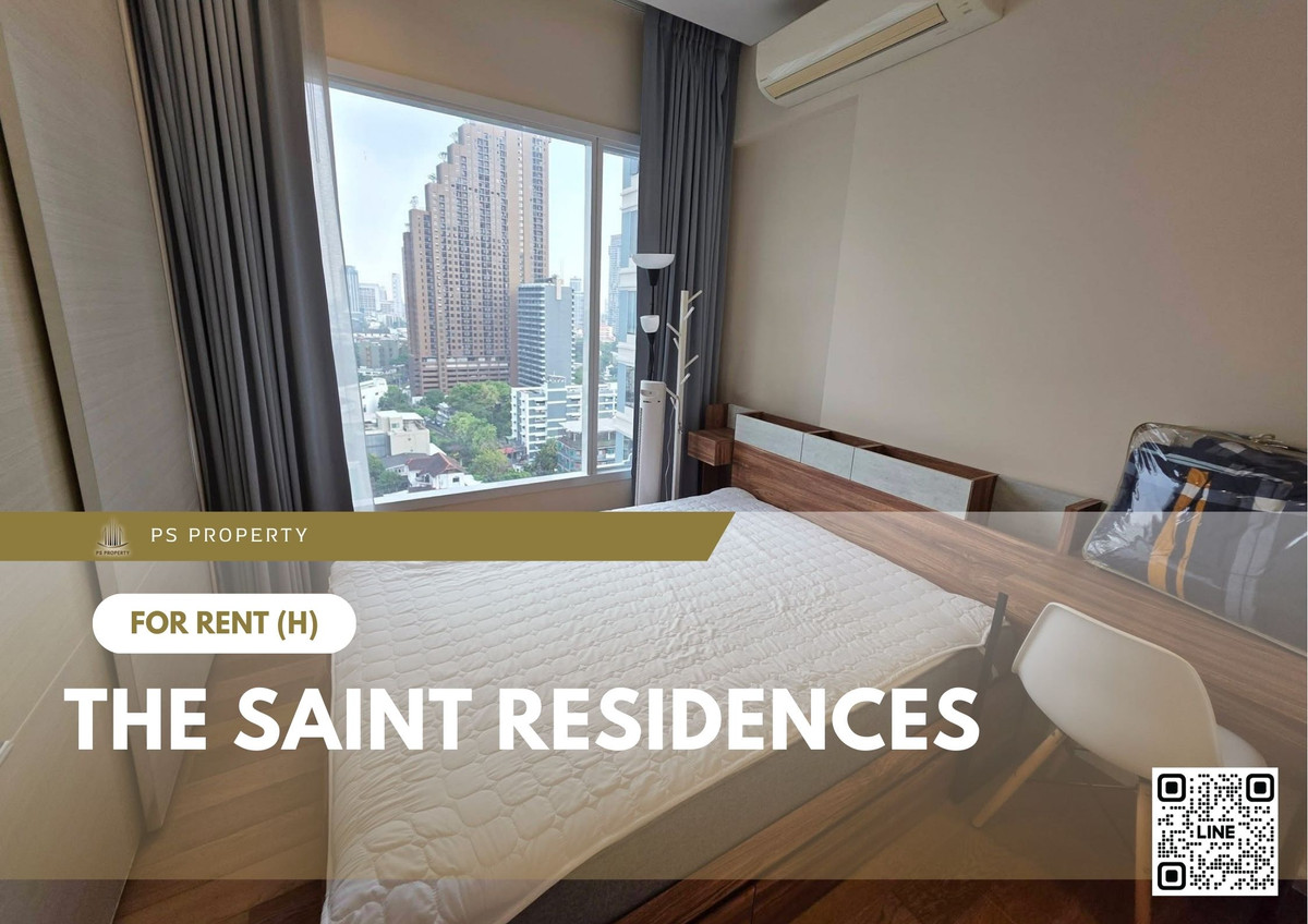 For RentCondoLadprao, Central Ladprao : For Rent ✨ The Saint Residences ✨ Fully furnished with appliances, near BTS Ha Yaek Ladprao.