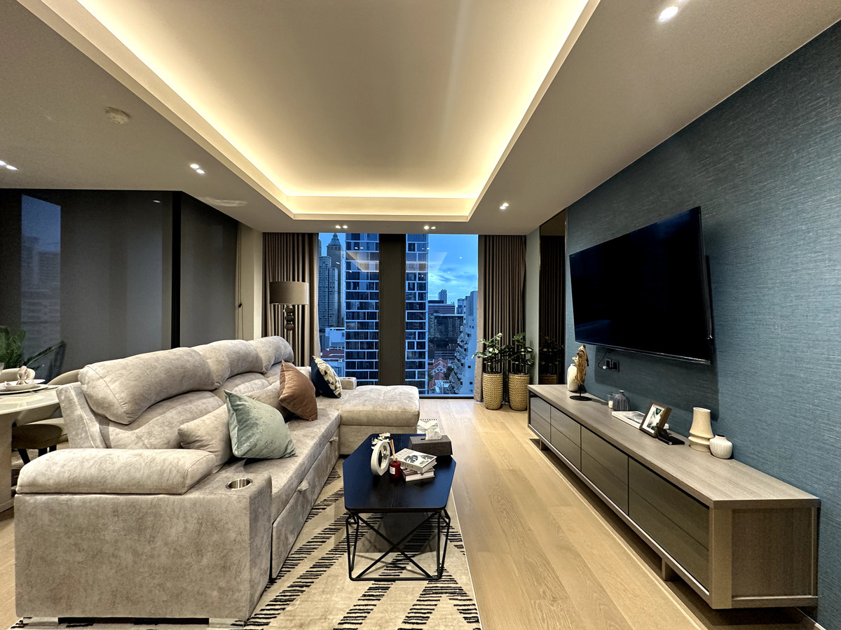 For RentCondoWitthayu, Chidlom, Langsuan, Ploenchit : Condo for rent, Tonson ONE Residence, 1 bedroom, 68 sq m., near BTS Chidlom-Ploenchit, near Lumpini Park.