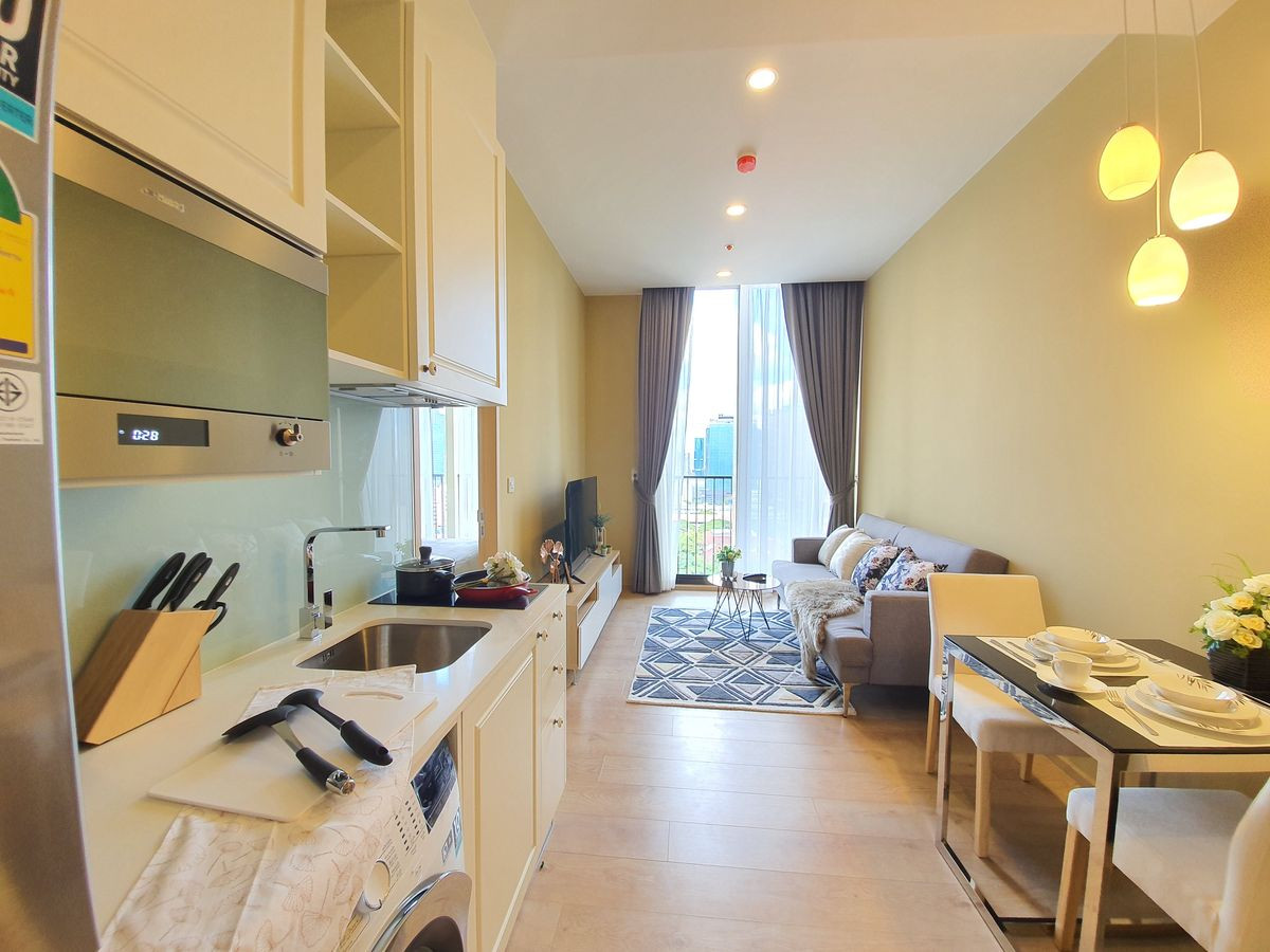 For RentCondoSukhumvit, Asoke, Thonglor : Nice Room Near MRT & BTS🚉🏙️ (For Rent) Noble BE19 [Asoke]