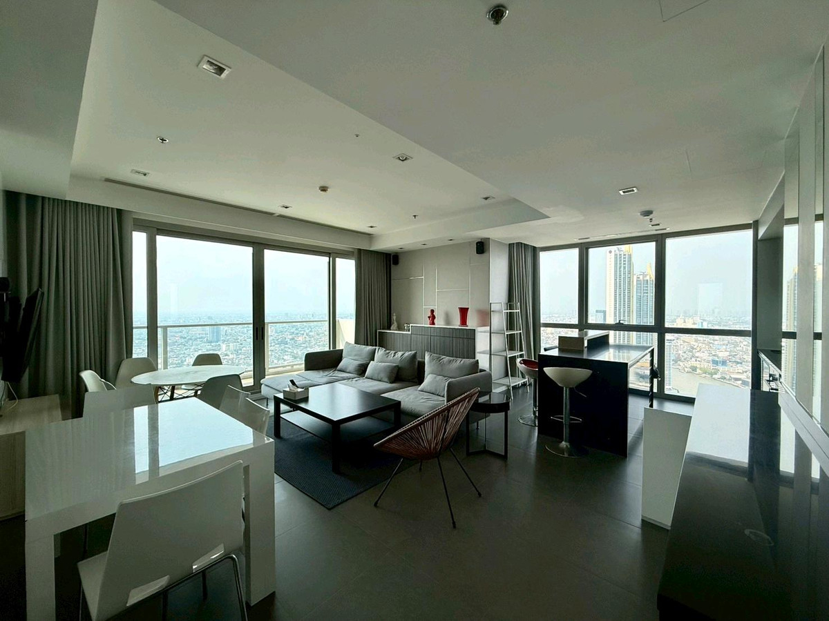 For RentCondoWongwianyai, Charoennakor : 📌For RENT | The River Condominium - 2BR (111 sqm) 75,000 THB/month