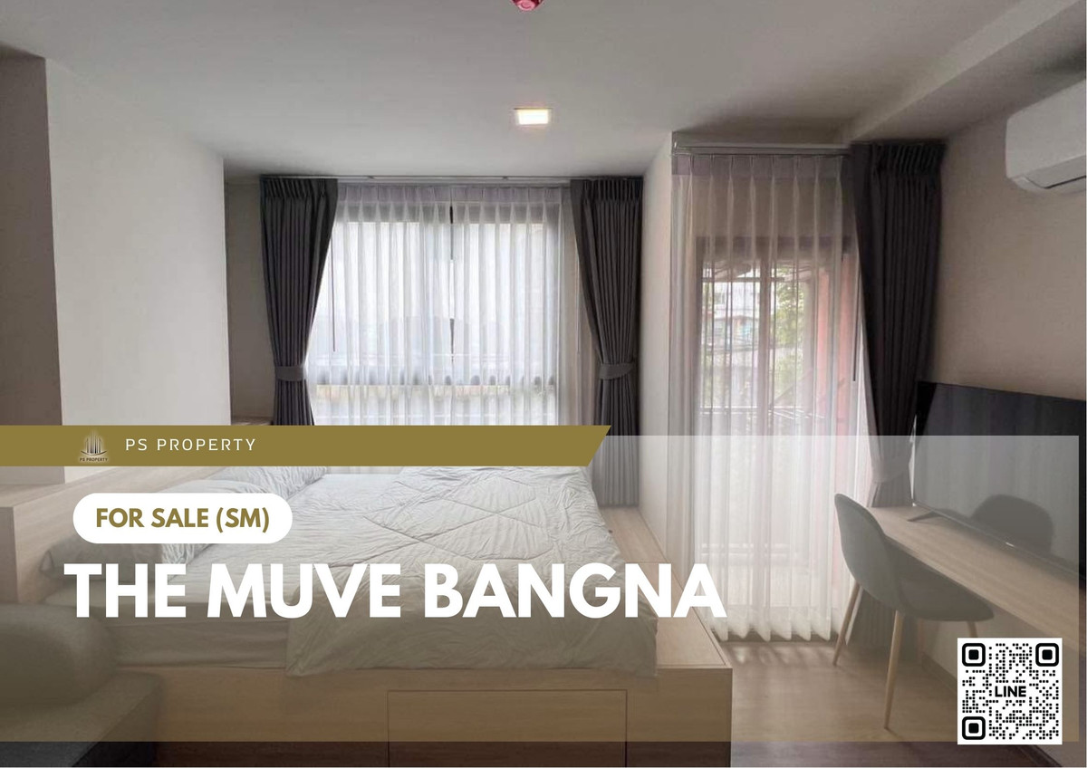 ขายคอนโดบางนา แบริ่ง ลาซาล : ขายด่วน 📍 THE MUVE Bangna 📍 เฟอร์นิเจอร์ และ เครื่องใช้ไฟฟ้าครบ ใกล้ Mega Bangna