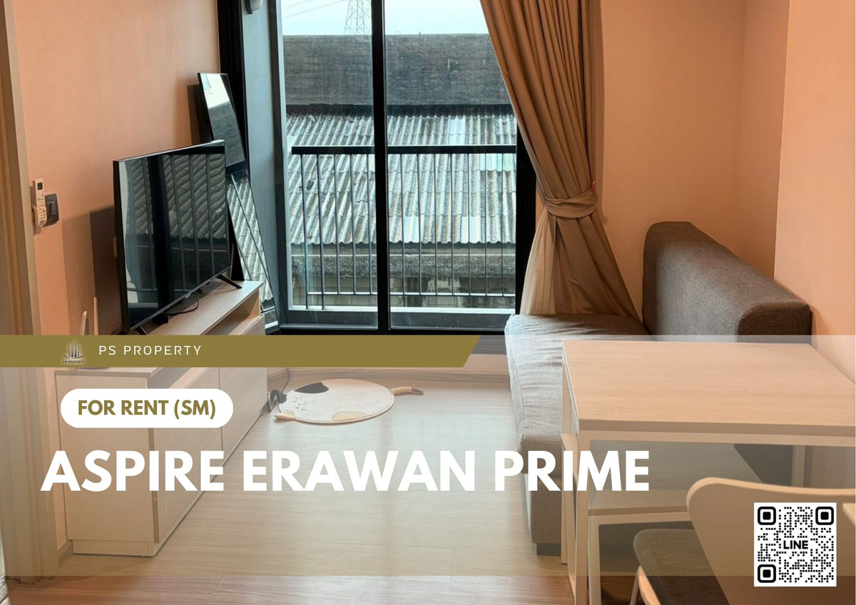 ให้เช่าคอนโดสมุทรปราการ สำโรง : ให้เช่า ✨ Aspire Erawan Prime ✨ เฟอร์นิเจอร์ และ เครื่องใช้ไฟฟ้าครบ ใกล้ BTS เอราวัณ
