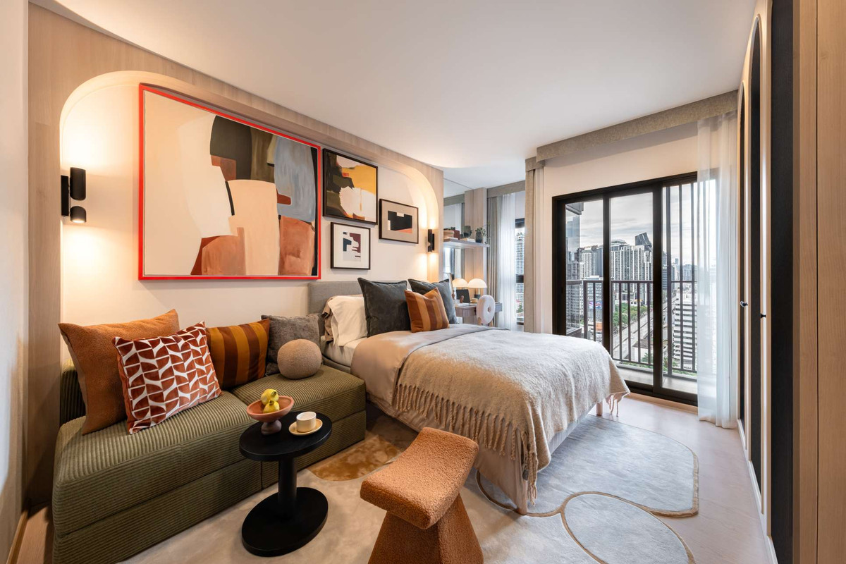 For SaleCondoRama9, Petchburi, RCA : ✨ New condo in Rama 9 location, receive a maximum discount of 350,000 baht, starting price only 5.45 million baht.