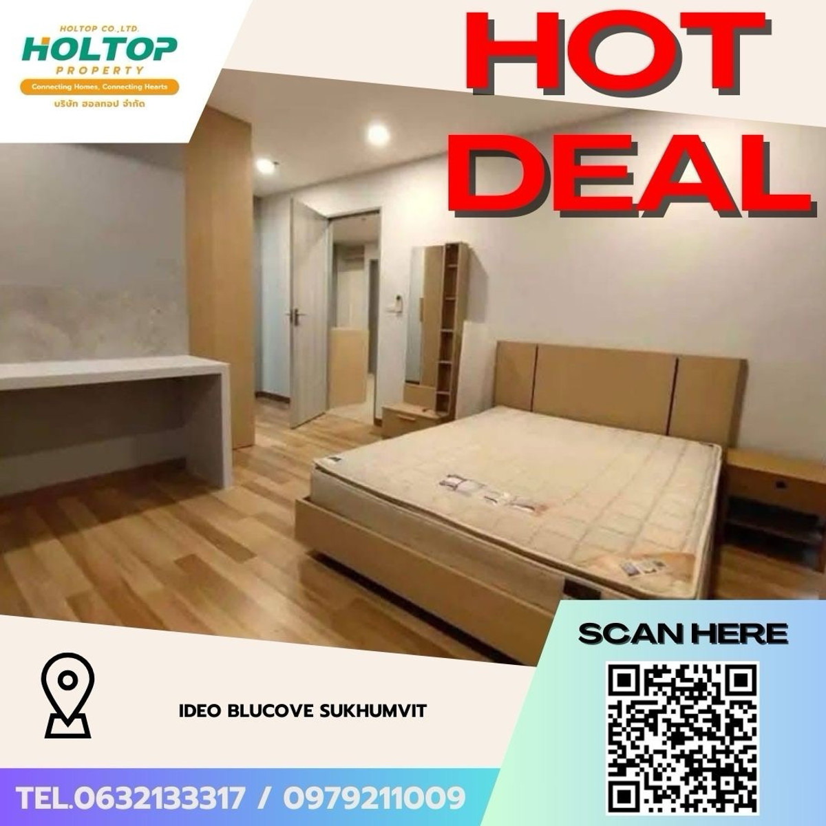 For RentCondoOnnut, Udomsuk : #Z4913💥 090369 🔥Condo for rent Ideo BluCove Sukhumvit