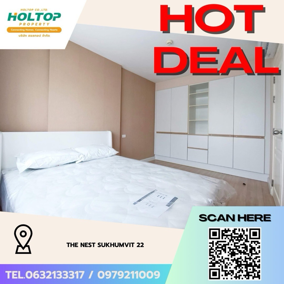 For RentCondoSukhumvit, Asoke, Thonglor : #Z4900💥 090369 🔥Condo for rent The Nest Sukhumvit 22 (old code S760)