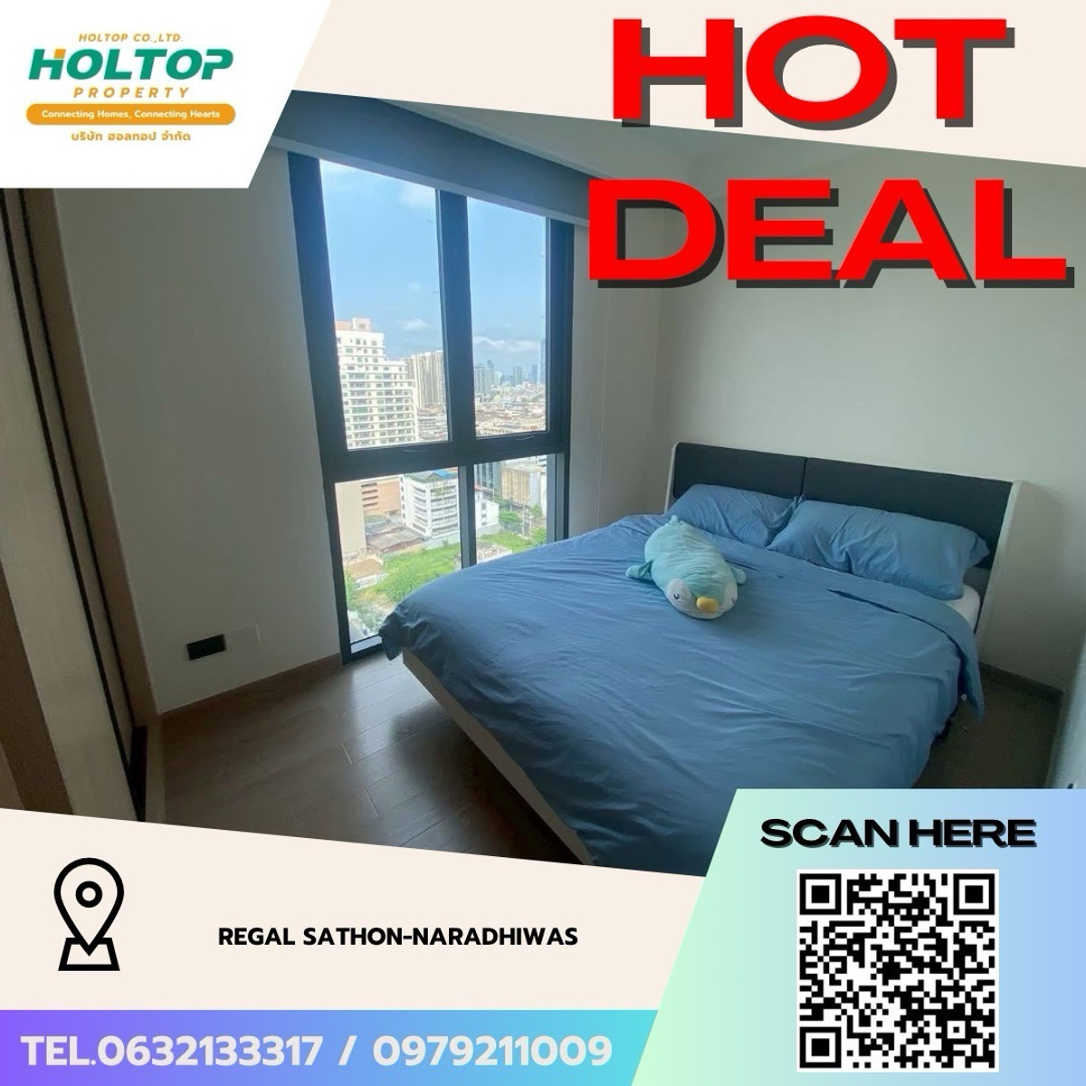 For RentCondoSathorn, Narathiwat : #Z4910💥 090369 🔥Condo for rent Regal Sathon-Naradhiwas