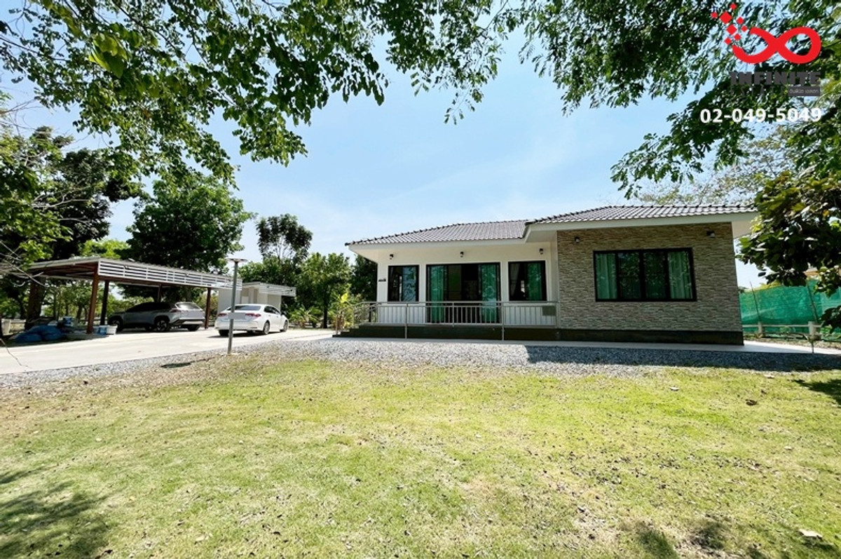 For SaleHouseNakhon Pathom : Single-storey detached house for sale, Baan Porpiang Nakhon Pathom 27, a vacation home.