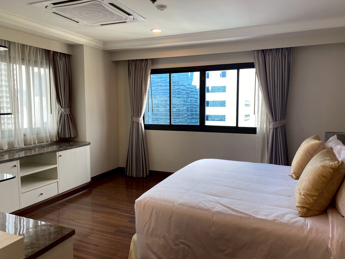 For RentCondoSukhumvit, Asoke, Thonglor : 🏙️ Condo for Rent 🐶 Pet Friendly – G.P. Grande Tower 🐱 A spacious and airy living room, offering a comfortable home-like living experience. ✨