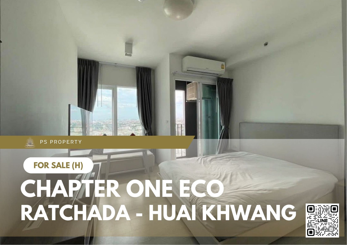 ขายคอนโดรัชดา ห้วยขวาง : ขายด่วน 📍 Chapter One Eco Ratchada - Huai Khwang 📍 เฟอร์นิเจอร์ และ เครื่องใช้ไฟฟ้าครบ 