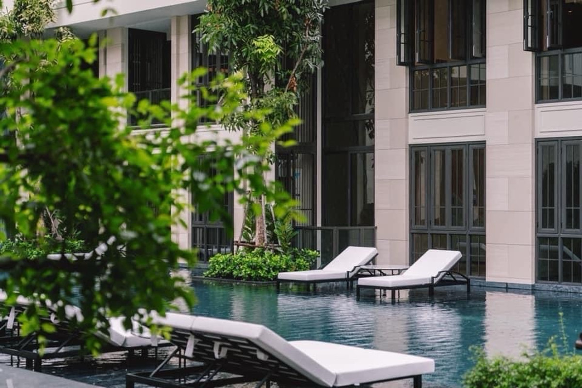 For RentCondoSukhumvit, Asoke, Thonglor : Available for rent!!✨ The Reserve Sukhumvit 61 – Luxury Condo for Rent ✨