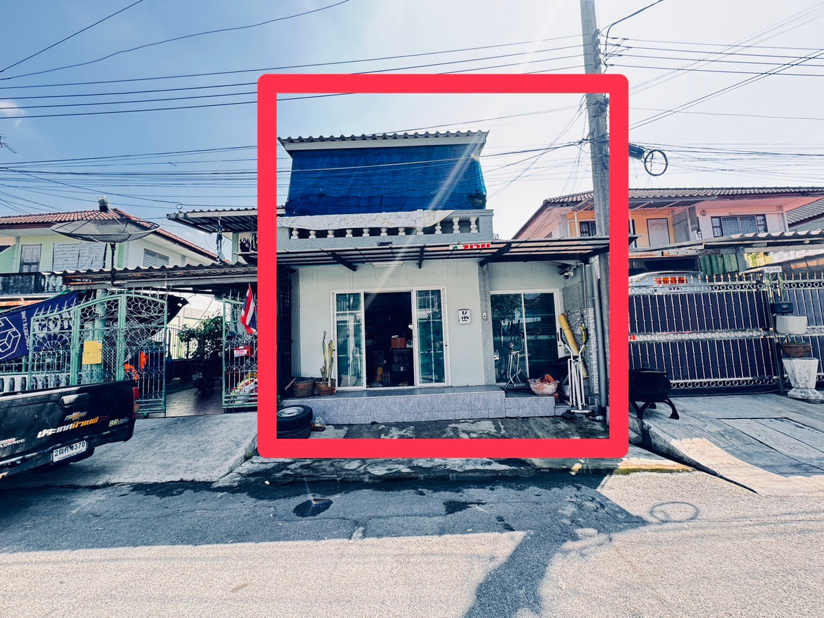 For SaleBang kae, Phetkasem : For sale, 2-story semi-detached house, Phra Pin Village 4, Bang Bon Road 5.