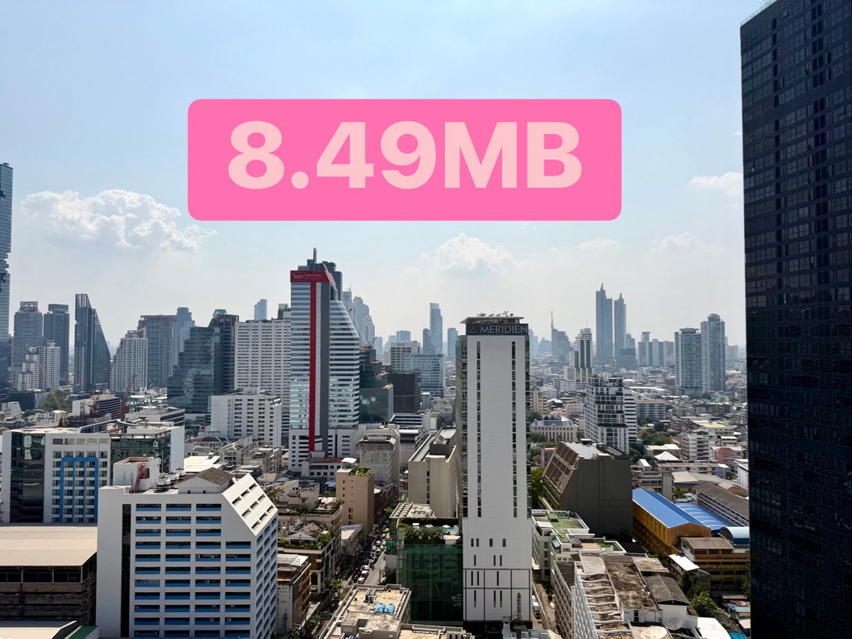 For SaleCondoSiam Paragon ,Chulalongkorn,Samyan : Extra large room, high floor, beautiful view, clear, no noise pollution. Call 0946503223.