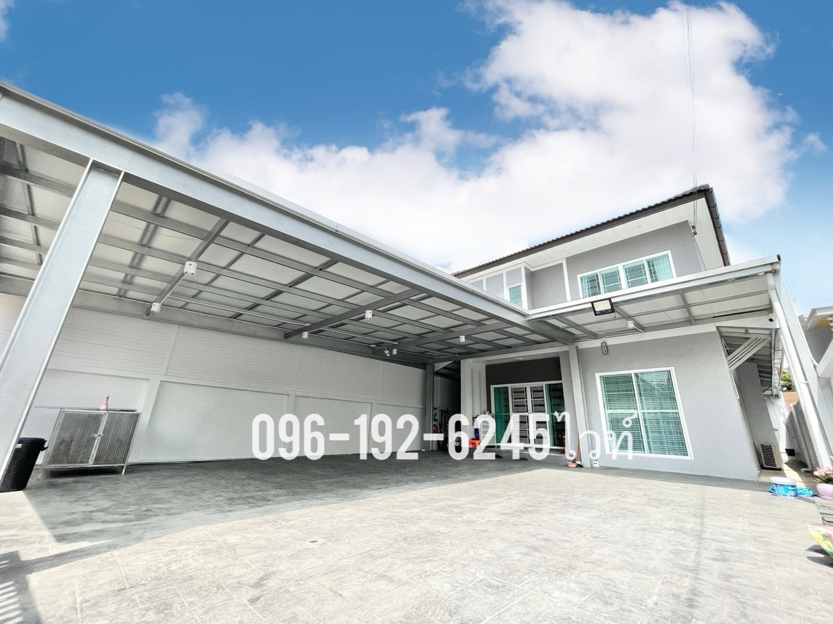 For SaleHouseKaset Nawamin,Ladplakao : Reduce energy! 9.7 million, detached house, 63 sq m, Nawamin 24, parking for 5 cars + free solar cells Save thousands on electricity costs!