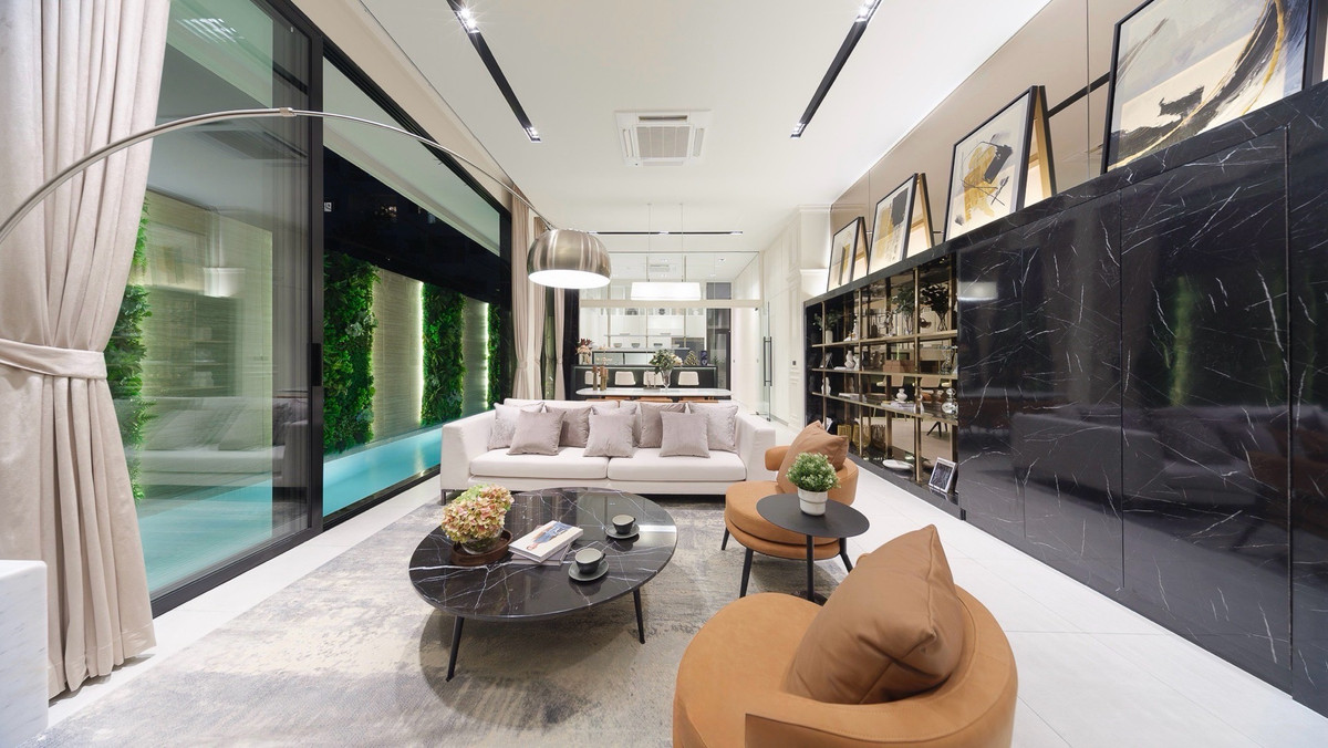 ขายบ้านรามคำแหง หัวหมาก : ขายบ้านใหม่ Arna Rama 9 พระราม 9 พร้อมlift และ สระว่ายน้ำ พื้นที่ใช้สอย 611 ตร.ม บ้าน 4 ห้องนอน ใกล้ MRT รามคำแหง 12 สายสีส้มในอนาคต ทำเลศักยภาพเหมาะอยู่อาศัยและลงทุน