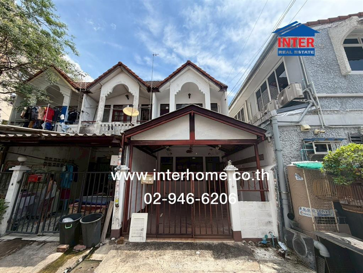 For SaleTownhomeNawamin, Ramindra : Townhouse, 2 floors, 16 sq m, Ranee Village 3, near Phyathai Nawamin Hospital, Soi Nawamin 135, Nawamin Road, Ramintra Road, Bang Kapi District, Bangkok.