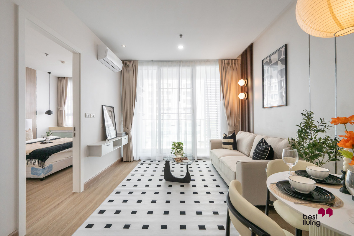 For SaleCondoRama9, Petchburi, RCA : Condo TC Green Rama 9, large room 39 sq m, near Central Rama 9.