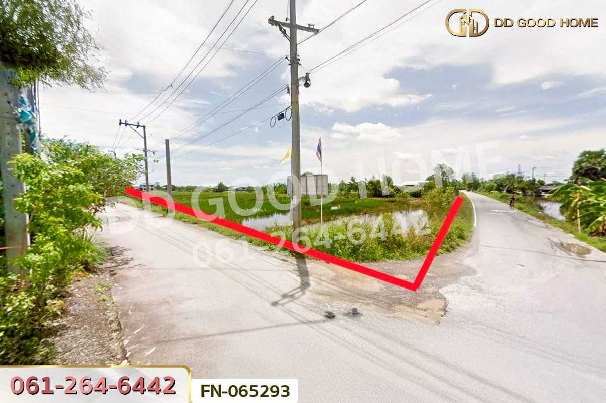 ขายที่ดินนนทบุรี บางใหญ่ บางบัวทอง : FN-065293 ที่ดินบางบัวทอง 4 ไร่ 327.9 ตร.ว. นนทบุรี ใกล้วัดสร้างใหม่ คลองเจ็ก