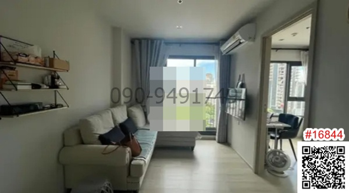 For SaleCondoWitthayu, Chidlom, Langsuan, Ploenchit : Condo for sale: Life one Wireless, 2 bedrooms, corner room, near BTS Ploenchit.