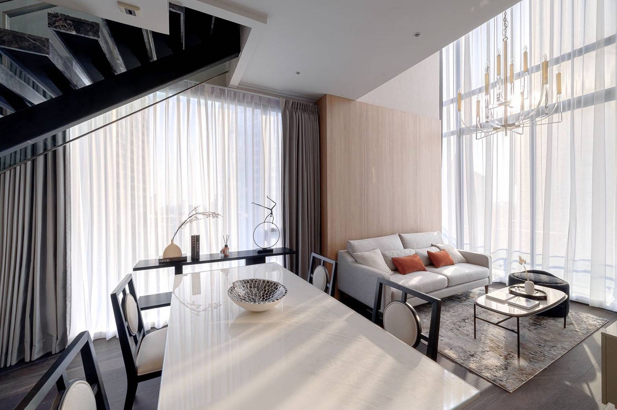 For RentCondoSukhumvit, Asoke, Thonglor : For rent 2 bedrooms, 2 bathrooms (Duplex) Lavik Sukhumvit 57.