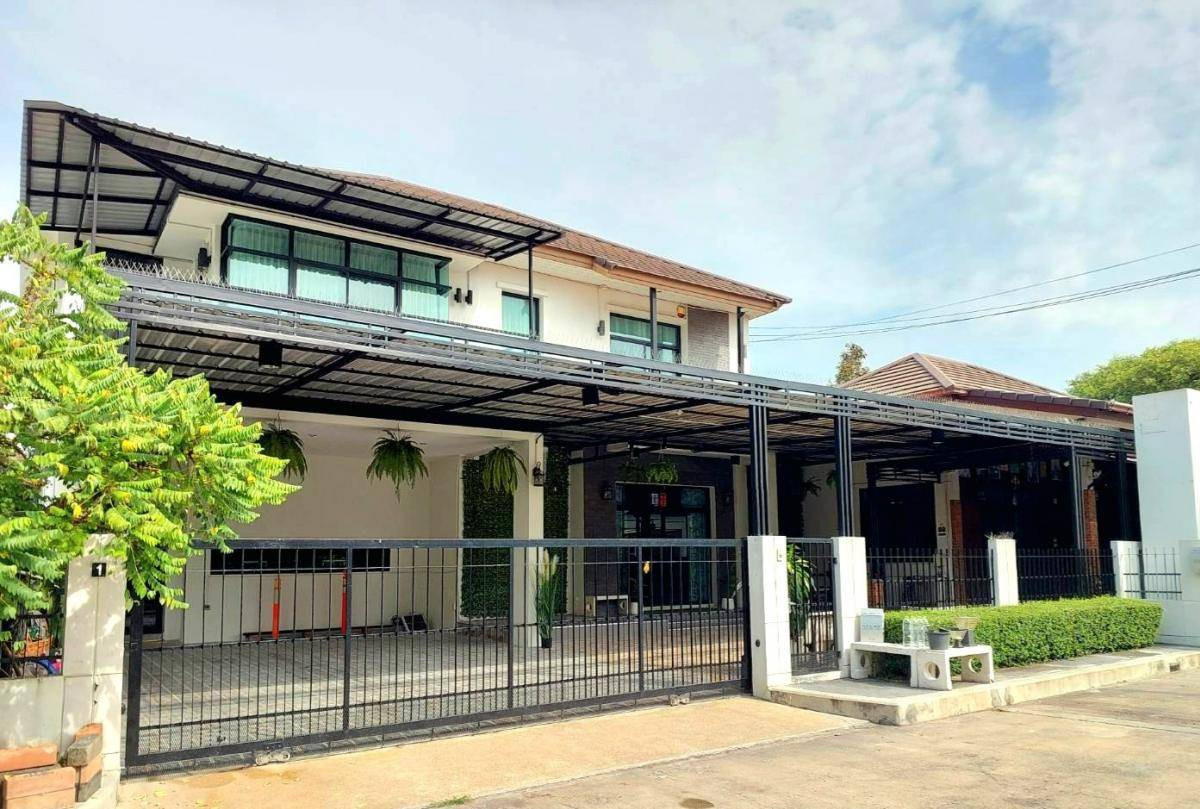 For SaleHouseRama5, Ratchapruek, Bangkruai : 95297 - Single house for sale, Piamsuk Village. Rattanathibet-Ratchapruek Apinya Privacy