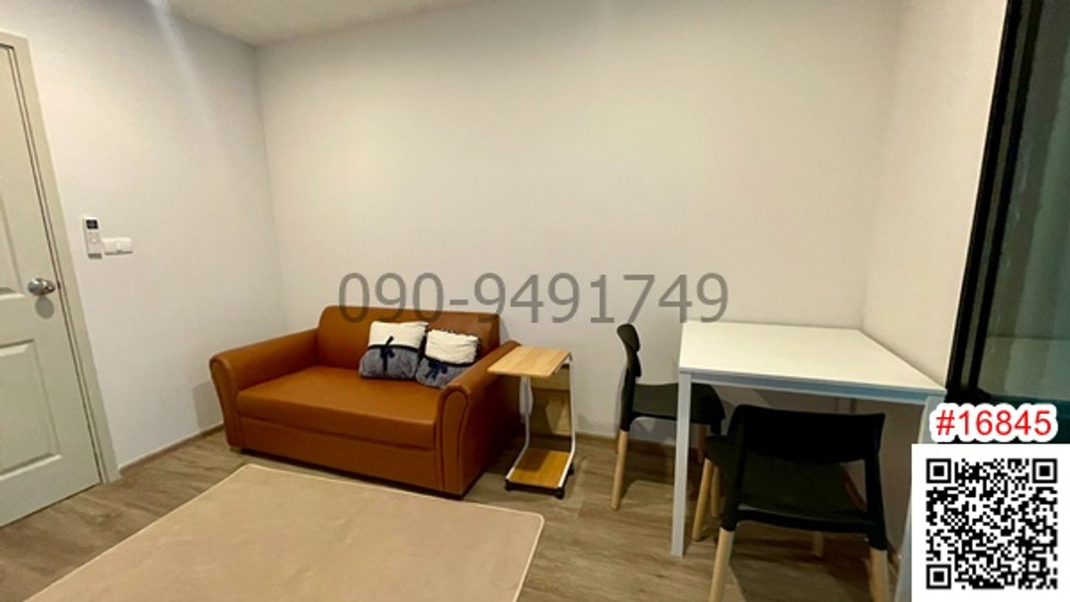 For RentCondoKasetsart, Ratchayothin : Condo for rent HI Kaset Senanikom Station, corner room, near BTS Senanikom