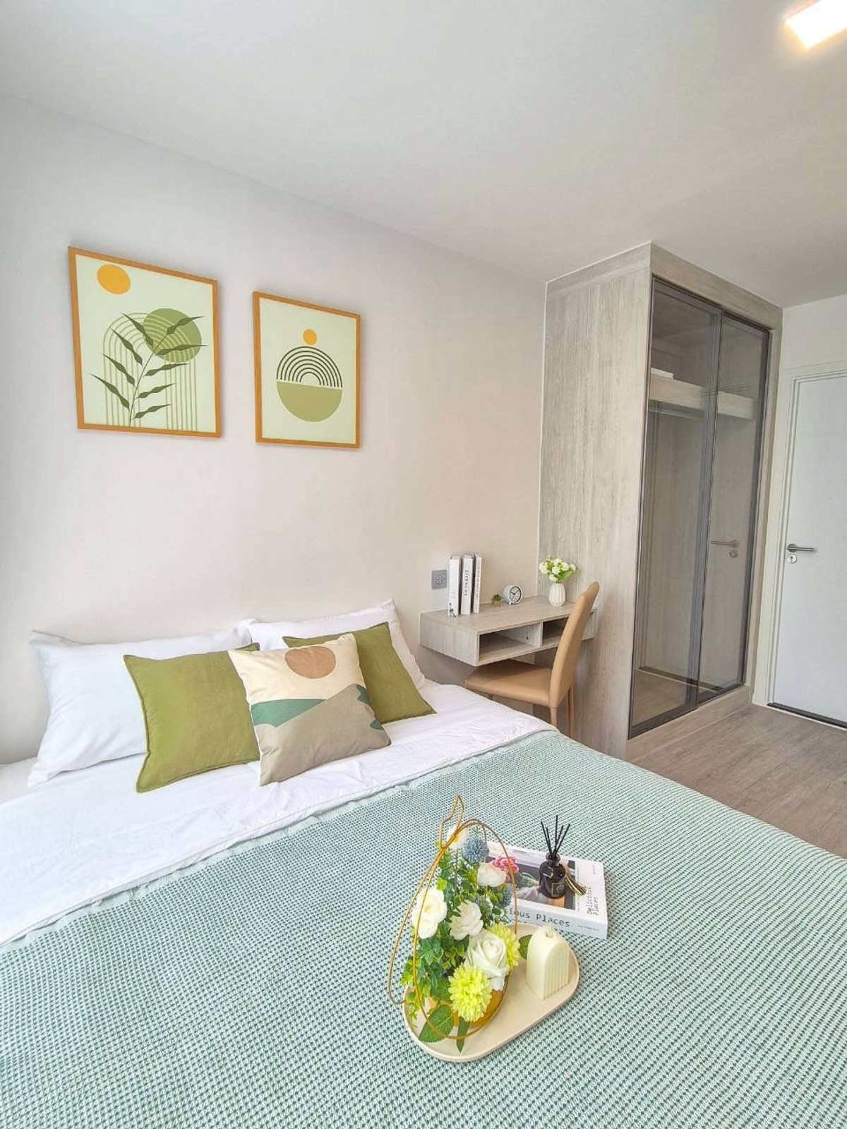 For RentCondoBangna, Bearing, Lasalle : FOR RENT ： Atmoz Tropicana 🔥PRICE 🔥Price 13,000 baht/month🔥