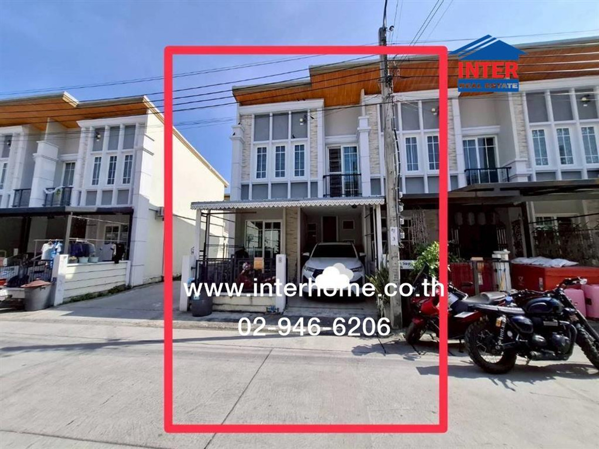 For SaleTownhomeRama5, Ratchapruek, Bangkruai : Townhouse, 2 floors, 16.7 sq m, Golden Town Village, Wong Sawang - Ratchada, Soi Pibulsongkram 22, Intersection 6, Pibulsongkram Road, Nakhon In Road, Mueang Nonthaburi, Nonthaburi.