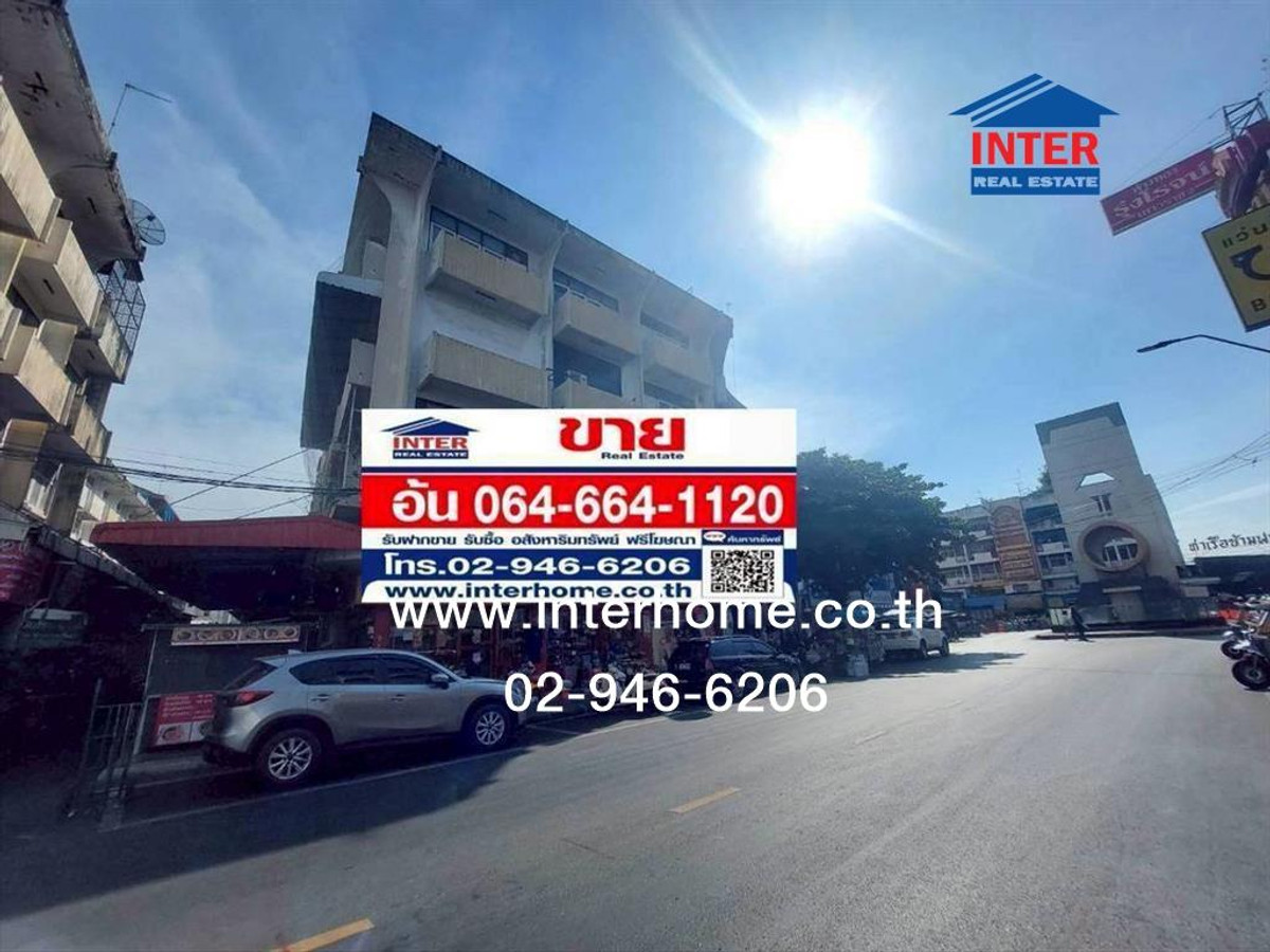 ขายอาคารพาณิชย์สมุทรปราการ สำโรง : อาคารพาณิชย์ 5 ชั้น 40.11 ตร.ว. อาคารพาณิชย์ ติดตลาดปากน้ำ ถนนนารายณ์ปราบศึก ถนนสุขุมวิทสายเก่า เมืองสมุทรปราการ สมุทรปราการ