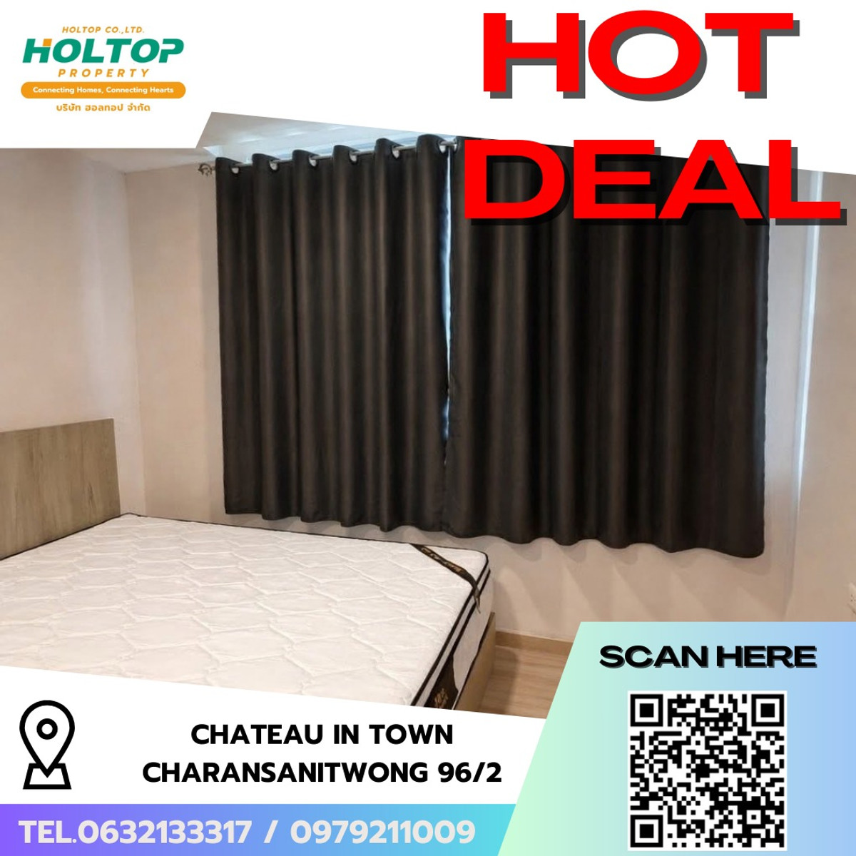 For RentCondoPinklao, Charansanitwong : #R9585 🎉 100369 Condo for rent: Chateau in Town Charansanitwong 96/2