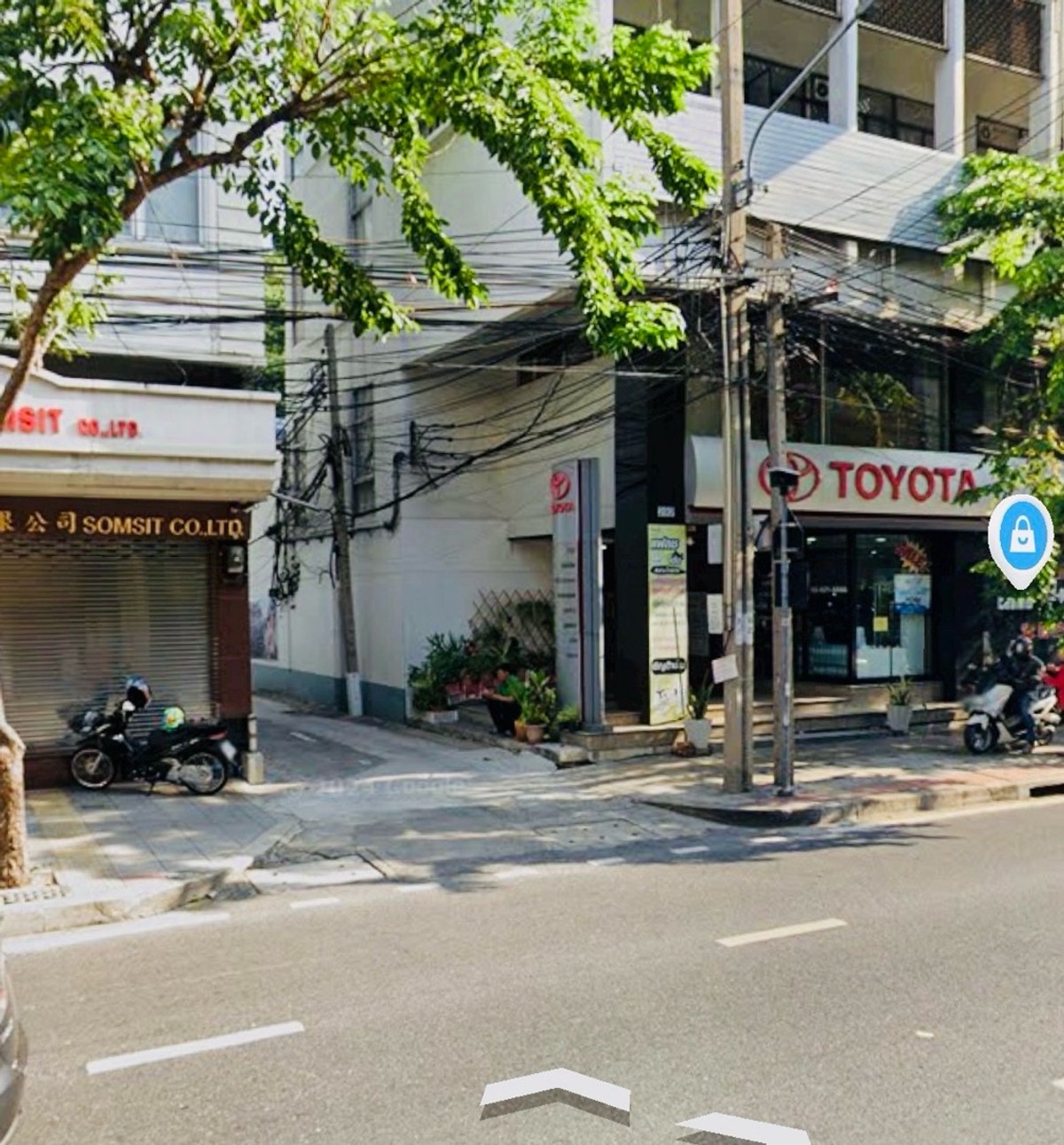 For SaleLandSilom, Saladaeng, Bangrak : Land for sale on Surawong Road, 333 sq m, 50 meters into the alley, near Surawong Shark Fin Ping.