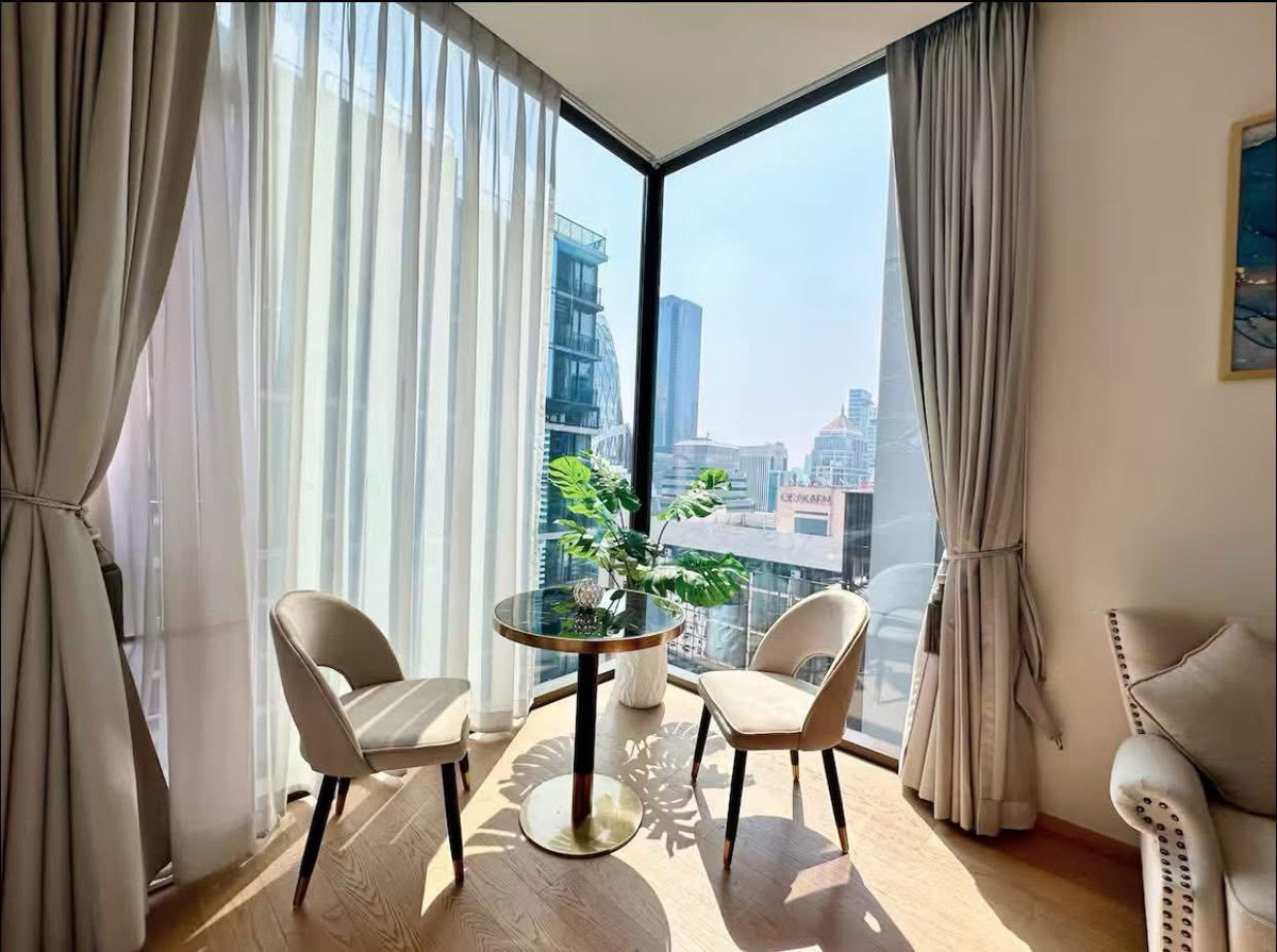 For RentCondoWitthayu, Chidlom, Langsuan, Ploenchit : 🌇🎊 luxury Condo 28 Chidlom for rent luxury in the heart of the city 1 bedroom - BTS Chidlom