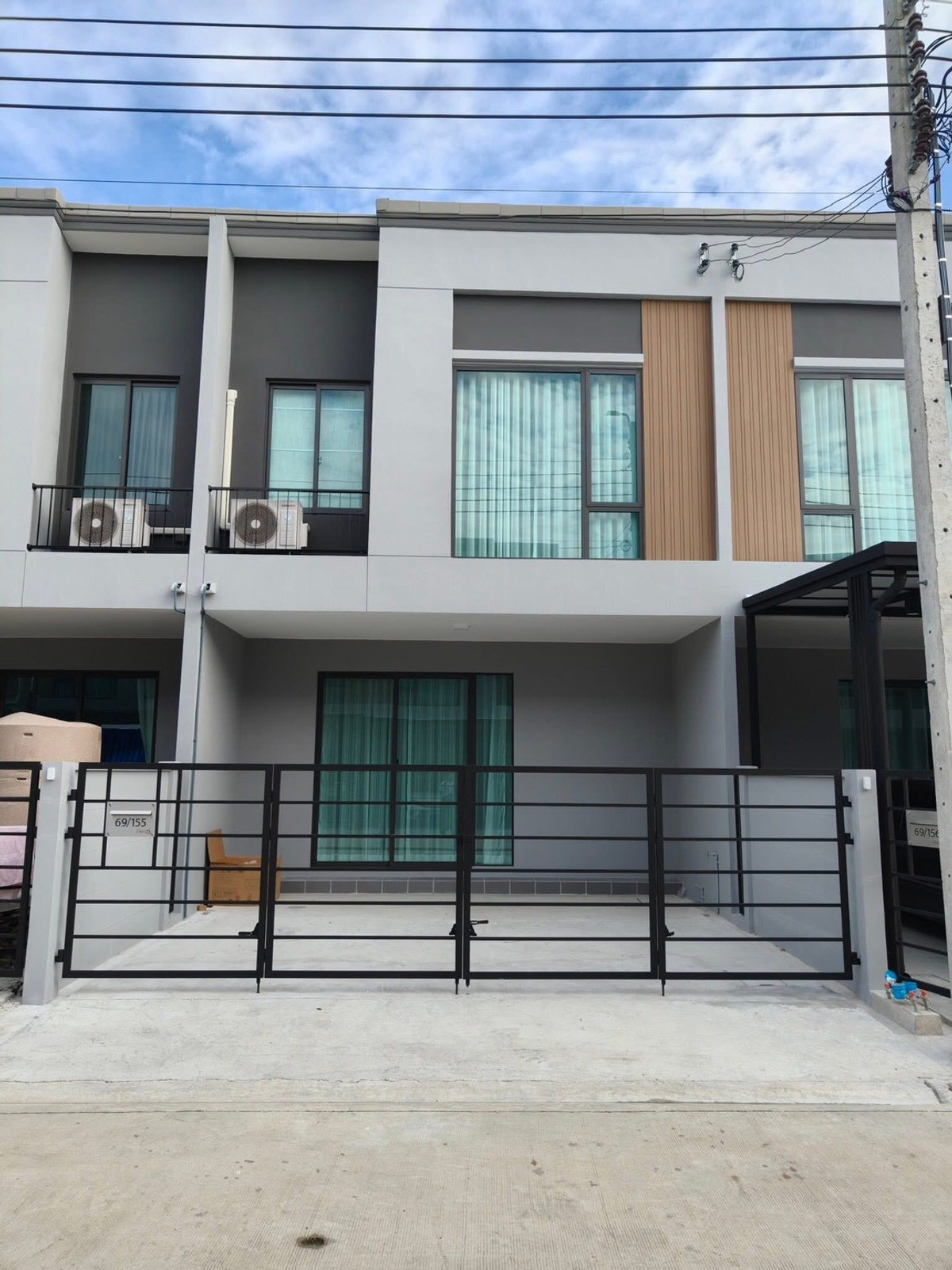 For RentTownhomeBangna, Bearing, Lasalle : ME2500845 2-story townhome for rent, Pleno Sukhumvit-Bangna 2, near Mega Bangna, fully furnished, ready to move in.