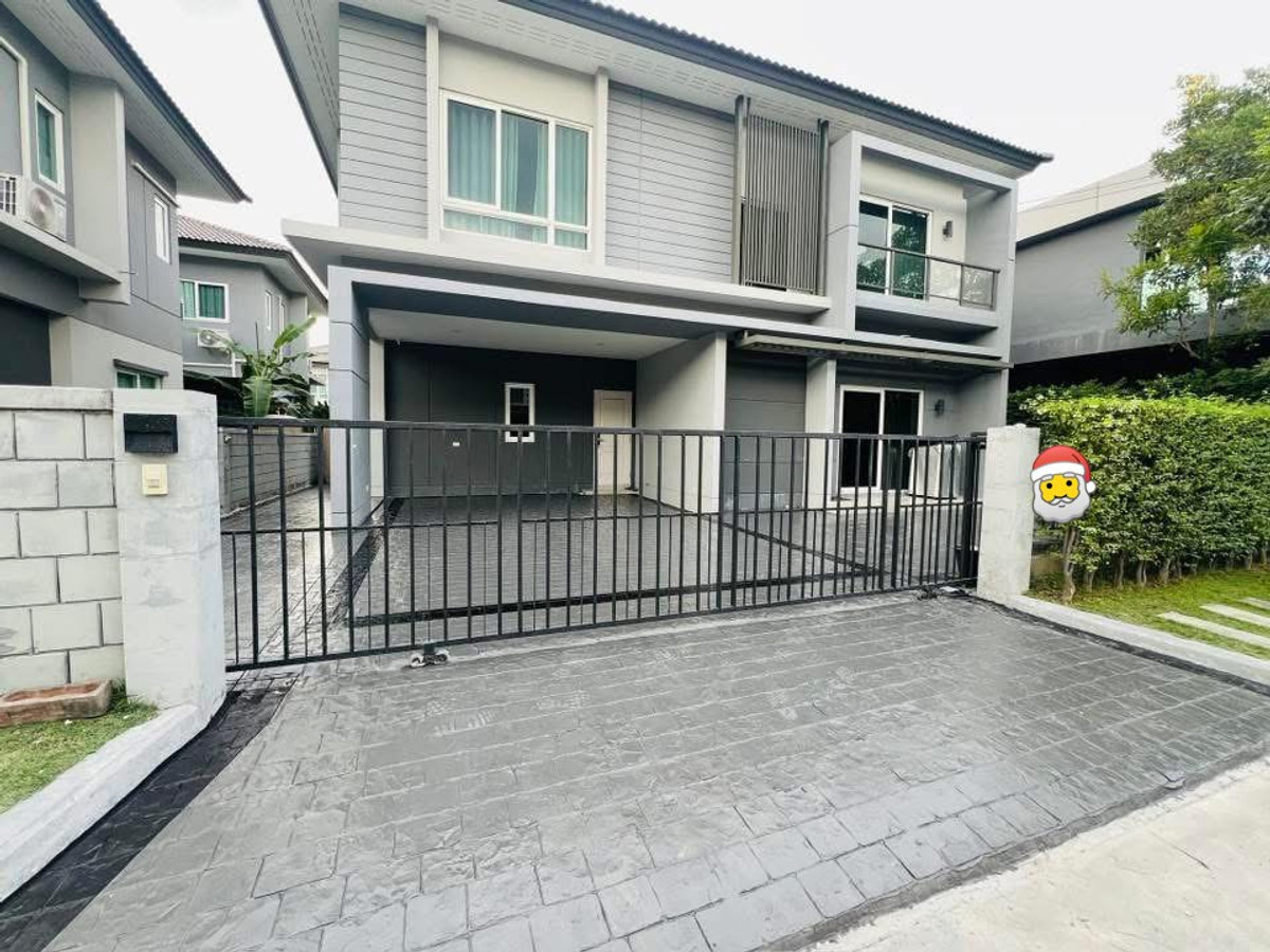 ให้เช่าบ้านลาดกระบัง สุวรรณภูมิ : 🏡 ปล่อยเช่าบ้านเดี่ยว Centro บางนา–วงแหวน 4 ห้องนอน 3 ห้องน้ำบ้านสวย เฟอร์ครบ พร้อมอยู่ ✨ ทำเลดี ใกล้ Mega Bangna / บางนา / ราม 2 เดินทางสะดวก📍 บ้านติดคลับเฮ้าส์ เดินเพียงประมาณ 10 ก้าวถึง