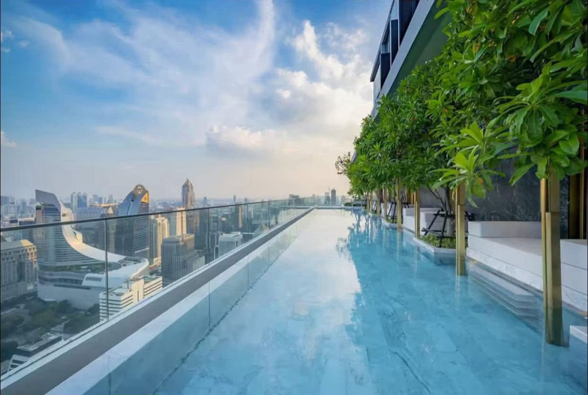 For RentCondoWitthayu, Chidlom, Langsuan, Ploenchit : 🌇🎊 luxury Condo 28 Chidlom for rent luxury in the heart of the city 1 bedroom - BTS Chidlom