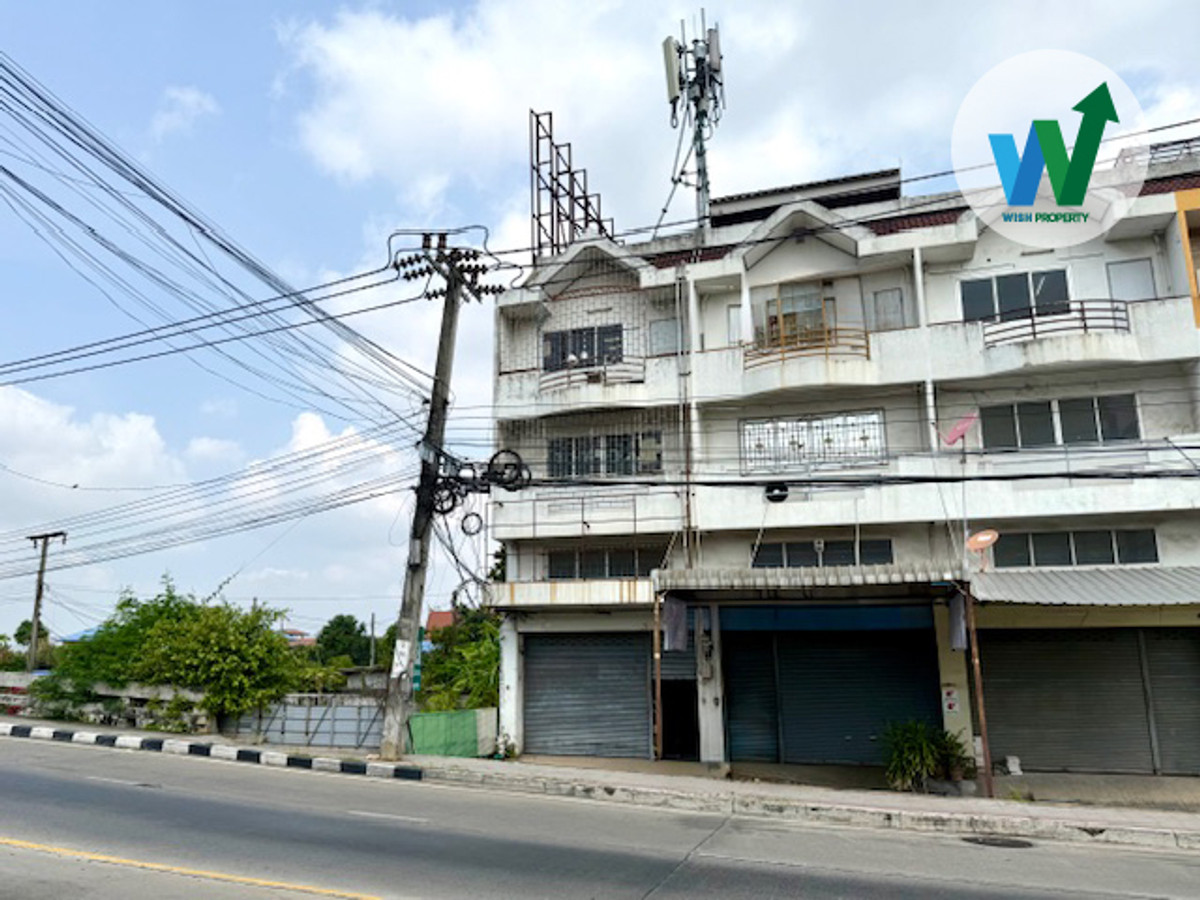 ขายอาคารพาณิชย์มีนบุรี-ร่มเกล้า : ขายตึกแถวร่มเกล้า หลังริม 84.8 ตร.ว. พื้นที่กว้าง เหมาะทำออฟฟิศ สำนักงาน ค้าขาย ใกล้มอเตอร์เวย์ รถไฟฟ้าลาดกระบัง