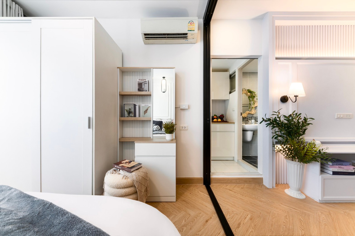 ขายคอนโดนวมินทร์ รามอินทรา : 🟢น็อต อยู่สบาย พร้อมดูแล / วิวสวน วิวสระ / คอนโด Renovate ใหม่สวยๆได้ไปตามภาพ /🟢 ขายคอนโด ดี คอนโด รามอินทรา ใกล้ รถไฟฟ้า มัยลาภ 4xx m