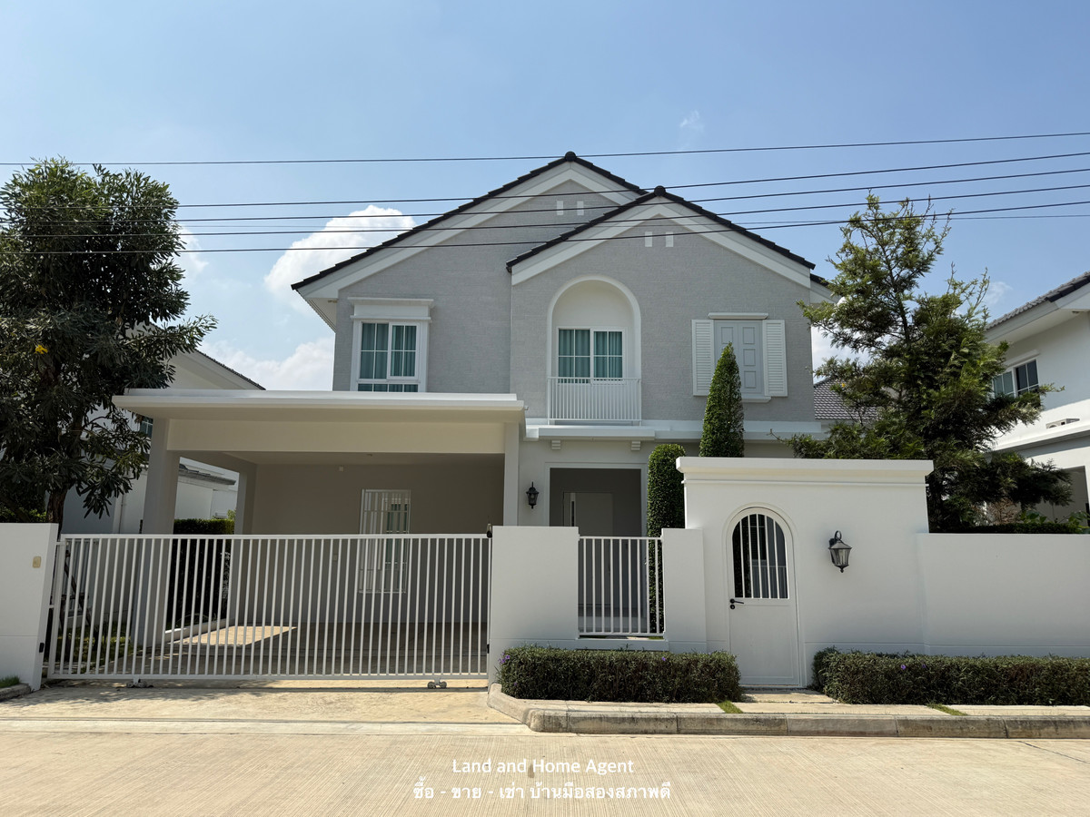 ให้เช่าบ้านบางนา แบริ่ง ลาซาล : ให้เช่า บ้านเดี่ยว ชัยพฤกษ์ บางนา กม.15 เฟอร์นิเจอร์ครบพร้อมอยู่ แปลงใกล้สโมสร