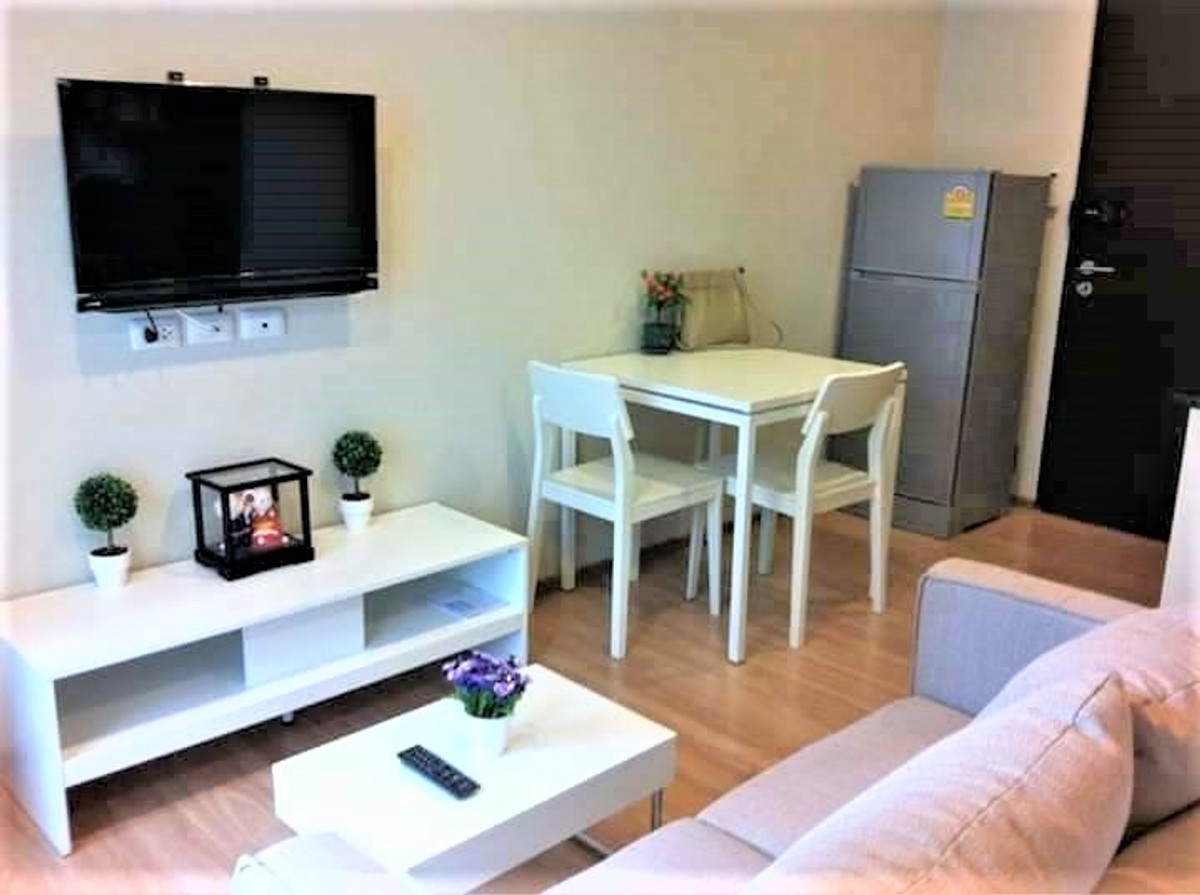 For RentCondoRatchadapisek, Huaikwang, Suttisan : Condo for Rent The Tempo Ratchada Price 10,000 Baht Size 25 Sqm. Bedroom 1 Floor 4 View Building